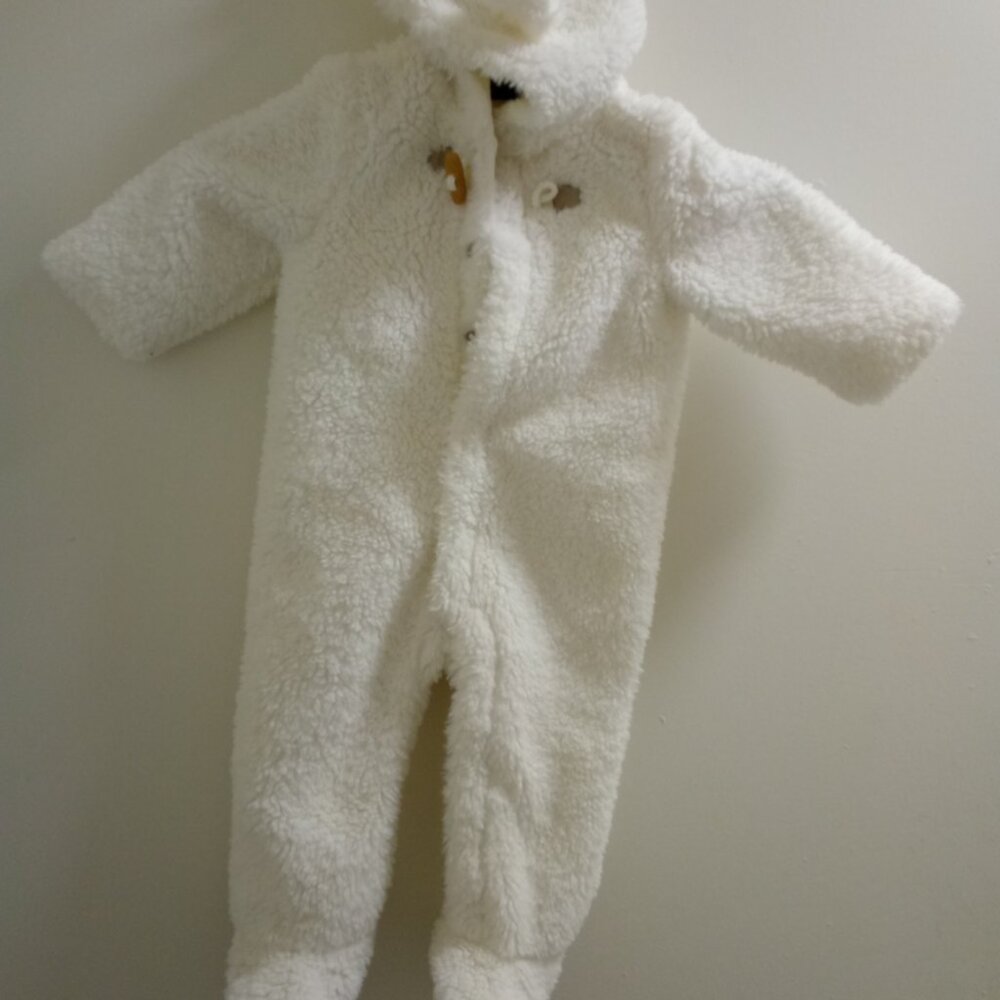 Janie and Jack Teddy Bear Baby Snowsuit